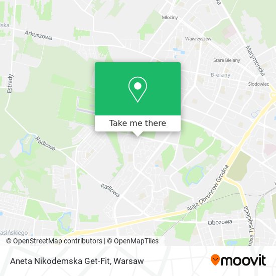 Aneta Nikodemska Get-Fit map