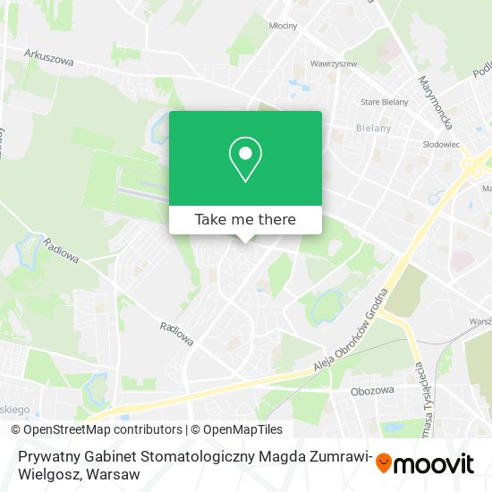 Prywatny Gabinet Stomatologiczny Magda Zumrawi-Wielgosz map