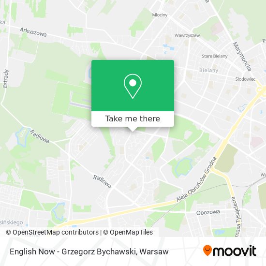 English Now - Grzegorz Bychawski map