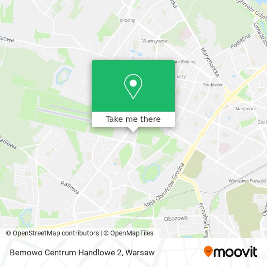 Bemowo Centrum Handlowe 2 map