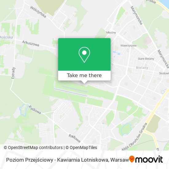 Poziom Przejściowy - Kawiarnia Lotniskowa map