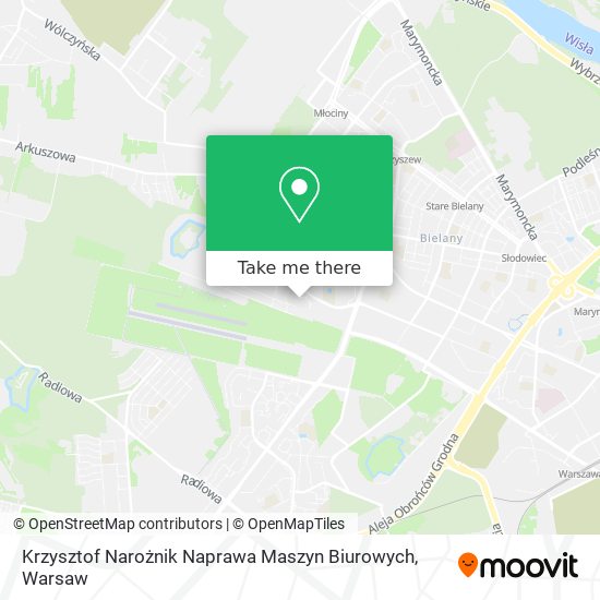 Krzysztof Narożnik Naprawa Maszyn Biurowych map