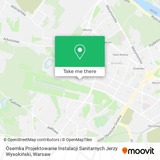 Ósemka Projektowanie Instalacji Sanitarnych Jerzy Wysokiński map