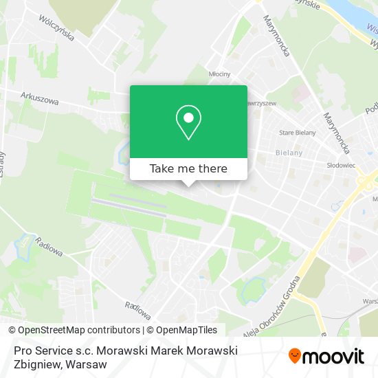 Pro Service s.c. Morawski Marek Morawski Zbigniew map