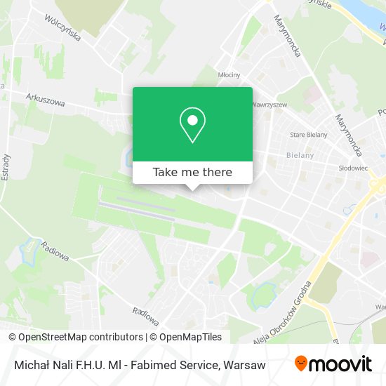 Michał Nali F.H.U. Ml - Fabimed Service map