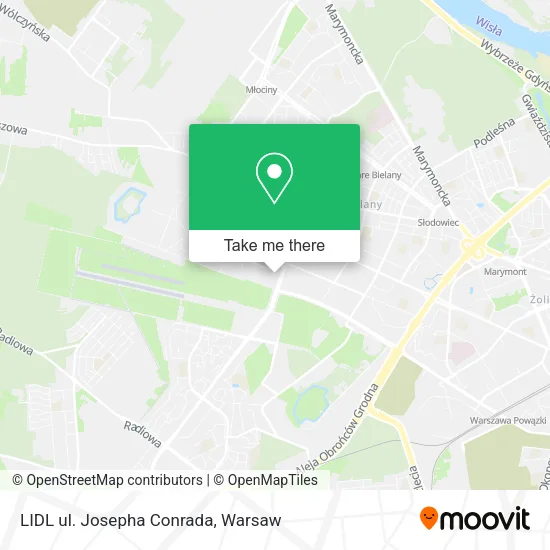 LIDL ul. Josepha Conrada map