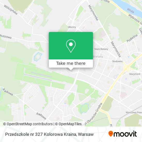 Przedszkole nr 327 Kolorowa Kraina map