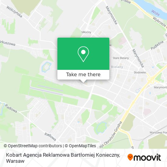 Kobart Agencja Reklamowa Bartłomiej Konieczny map