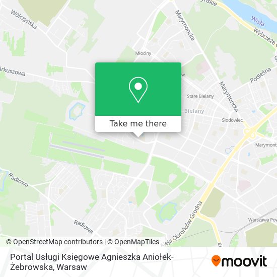 Portal Usługi Księgowe Agnieszka Aniołek-Żebrowska map