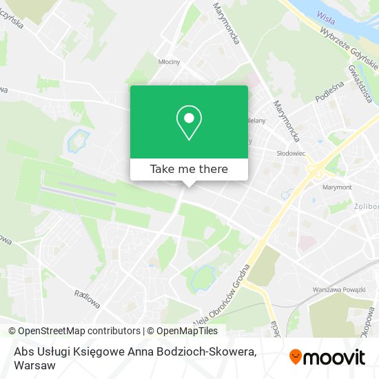 Abs Usługi Księgowe Anna Bodzioch-Skowera map