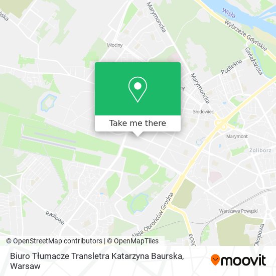 Biuro Tłumacze Transletra Katarzyna Baurska map