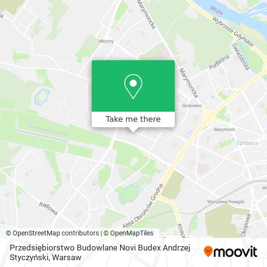 Przedsiębiorstwo Budowlane Novi Budex Andrzej Styczyński map