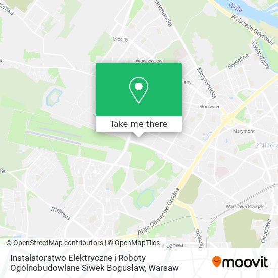 Instalatorstwo Elektryczne i Roboty Ogólnobudowlane Siwek Bogusław map