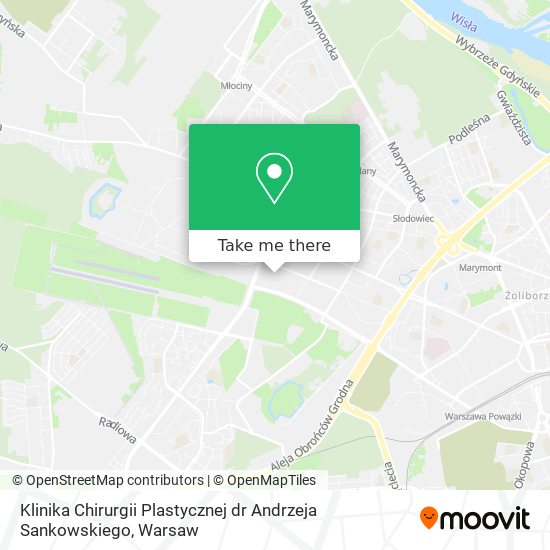 Klinika Chirurgii Plastycznej dr Andrzeja Sankowskiego map