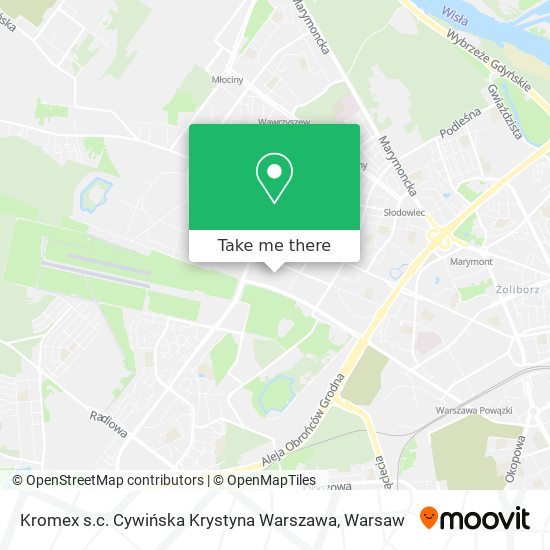 Kromex s.c. Cywińska Krystyna Warszawa map