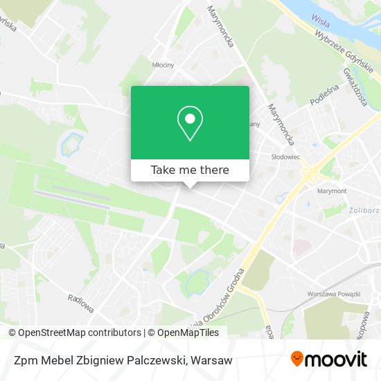 Zpm Mebel Zbigniew Palczewski map