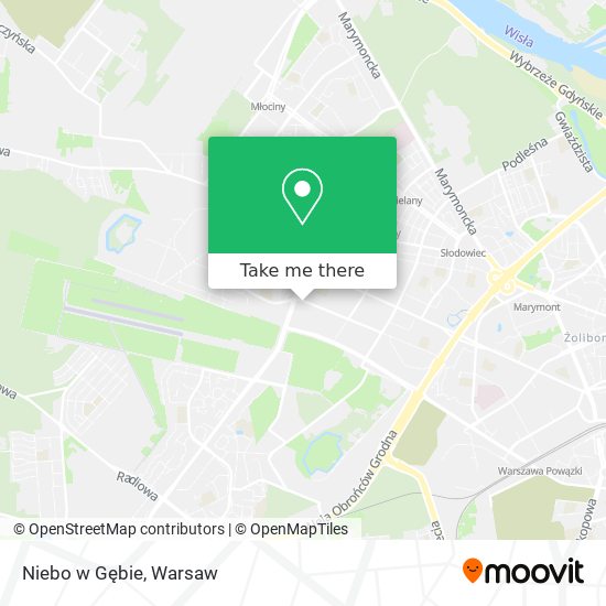 Niebo w Gębie map