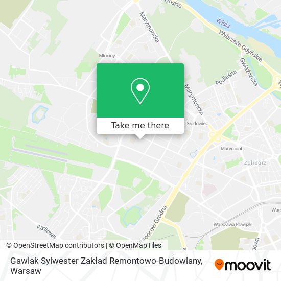 Карта Gawlak Sylwester Zakład Remontowo-Budowlany