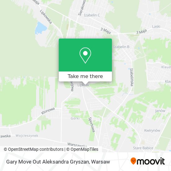 Gary Move Out Aleksandra Gryszan map