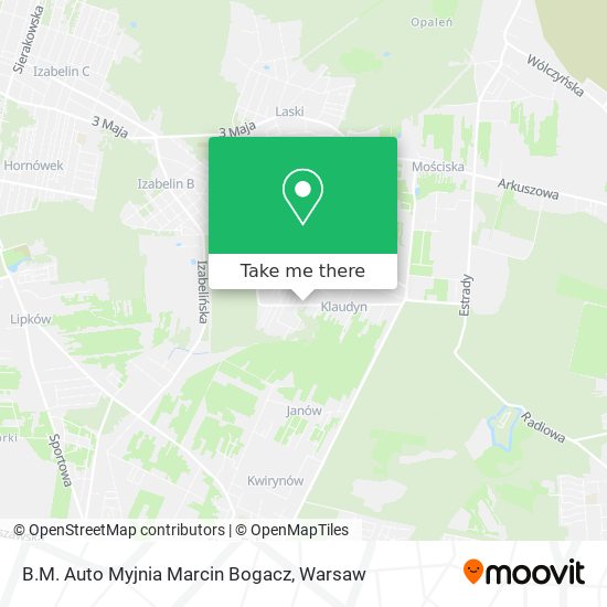 B.M. Auto Myjnia Marcin Bogacz map