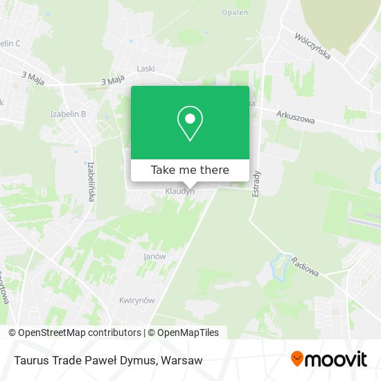 Taurus Trade Paweł Dymus map