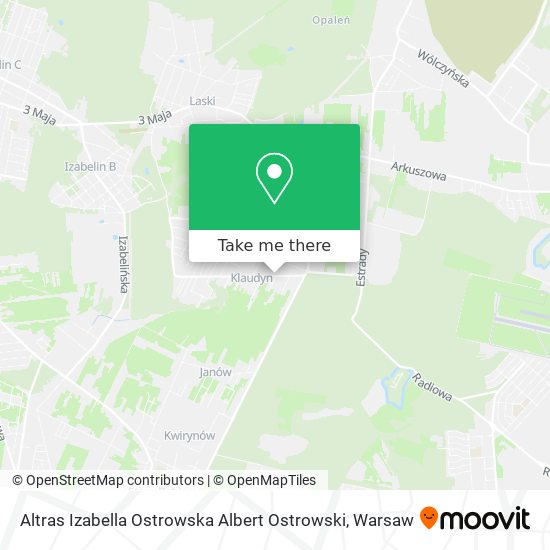 Altras Izabella Ostrowska Albert Ostrowski map