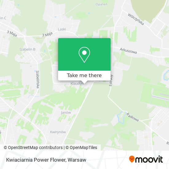 Kwiaciarnia Power Flower map