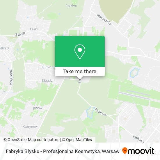 Fabryka Błysku - Profesjonalna Kosmetyka map