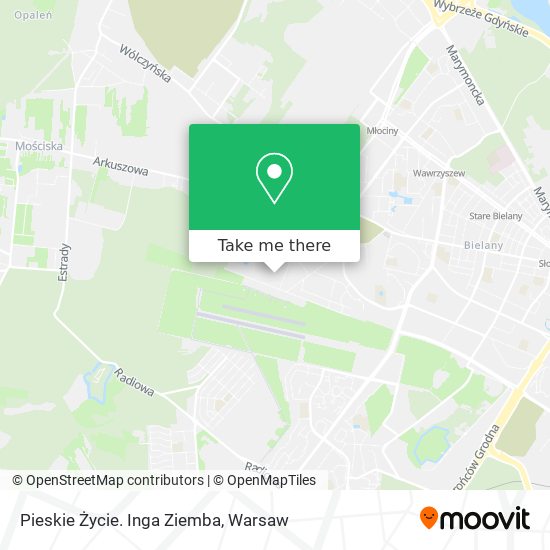 Pieskie Życie. Inga Ziemba map