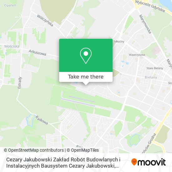 Cezary Jakubowski Zakład Robót Budowlanych i Instalacyjnych Bausystem Cezary Jakubowski map