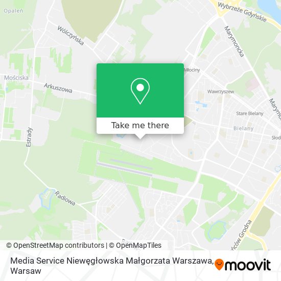 Media Service Niewęgłowska Małgorzata Warszawa map