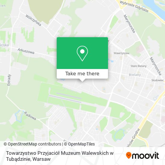 Карта Towarzystwo Przyjaciół Muzeum Walewskich w Tubądzinie