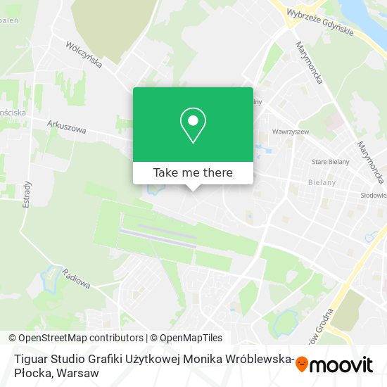 Tiguar Studio Grafiki Użytkowej Monika Wróblewska-Płocka map