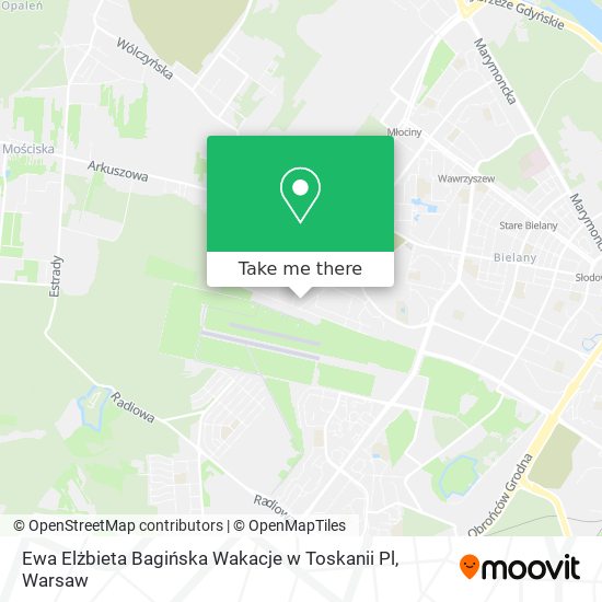 Ewa Elżbieta Bagińska Wakacje w Toskanii Pl map