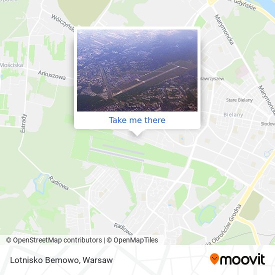 Lotnisko Bemowo map