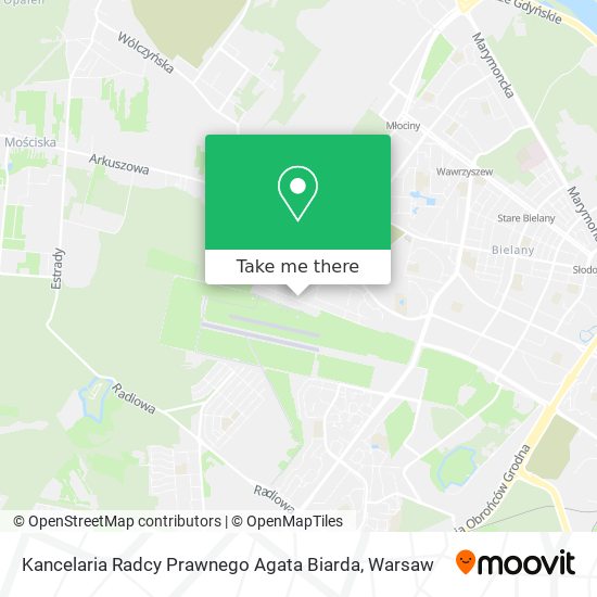 Kancelaria Radcy Prawnego Agata Biarda map