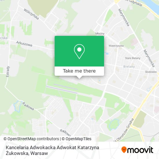 Карта Kancelaria Adwokacka Adwokat Katarzyna Żukowska