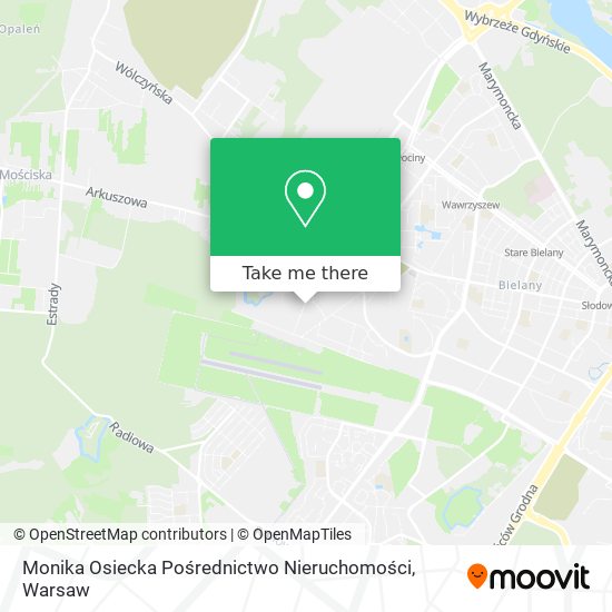 Monika Osiecka Pośrednictwo Nieruchomości map