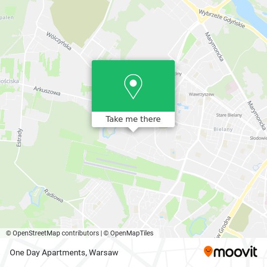 One Day Apartments map