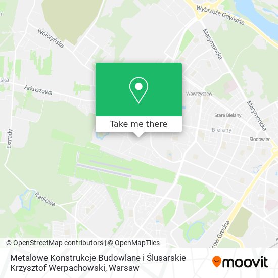 Metalowe Konstrukcje Budowlane i Ślusarskie Krzysztof Werpachowski map