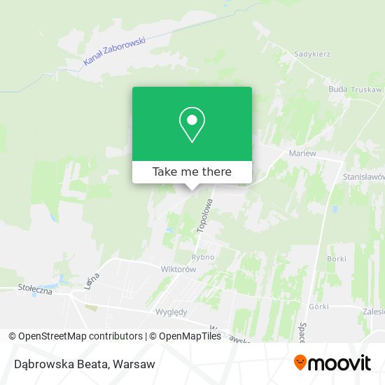 Dąbrowska Beata map