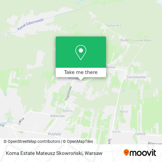 Koma Estate Mateusz Skowroński map