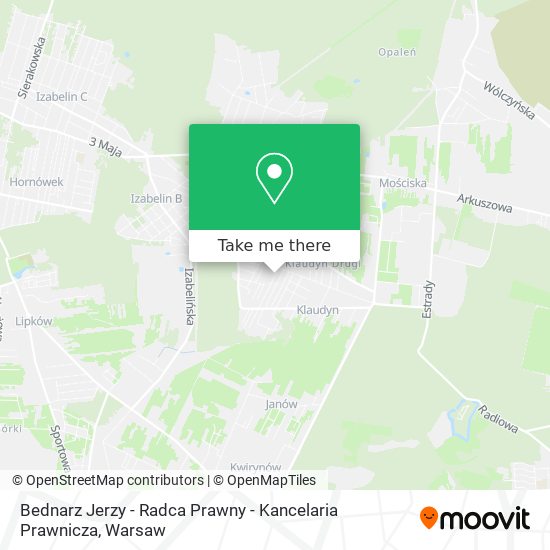 Bednarz Jerzy - Radca Prawny - Kancelaria Prawnicza map