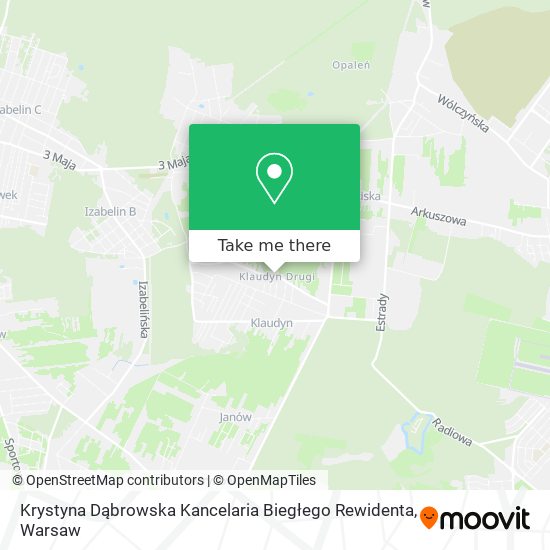 Krystyna Dąbrowska Kancelaria Biegłego Rewidenta map