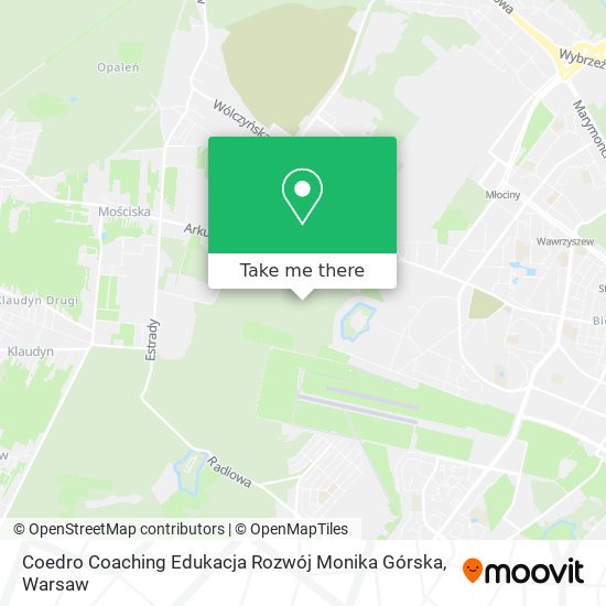 Coedro Coaching Edukacja Rozwój Monika Górska map