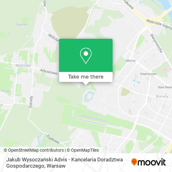 Jakub Wysoczański Advis - Kancelaria Doradztwa Gospodarczego map