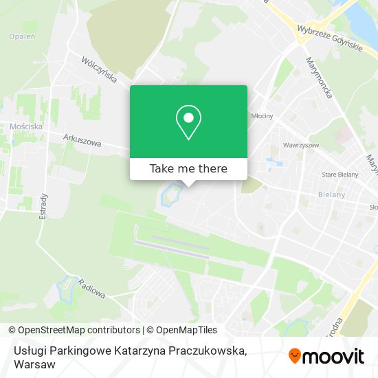 Карта Usługi Parkingowe Katarzyna Praczukowska