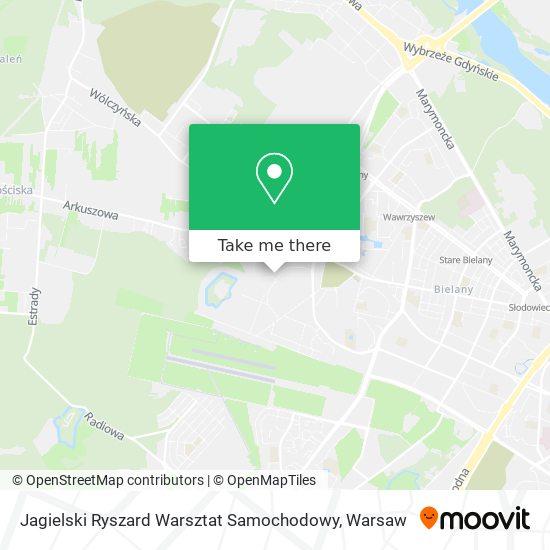 Jagielski Ryszard Warsztat Samochodowy map