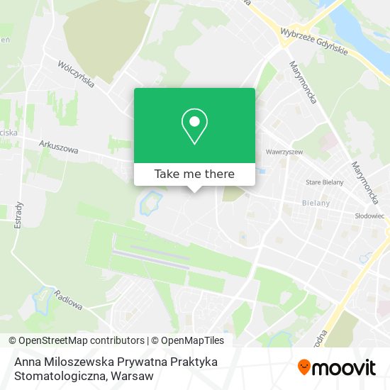 Anna Miloszewska Prywatna Praktyka Stomatologiczna map