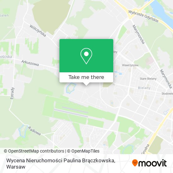 Wycena Nieruchomości Paulina Brączkowska map